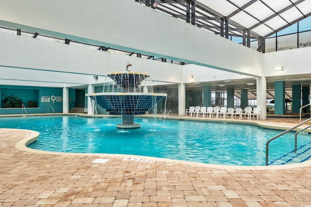 view of pool