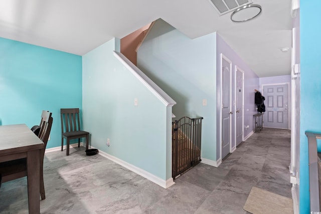 109 Winding Path Dr, Loris, SC 29569 - office area featuring marble look tiles and baseboards