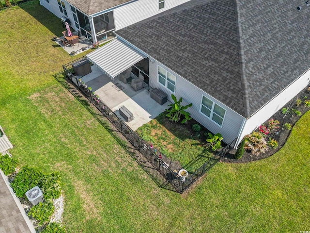 drone / aerial view
