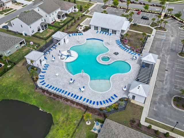 drone / aerial view