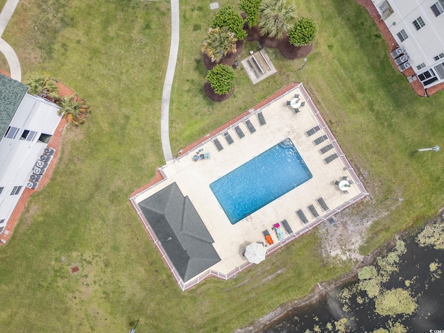 drone / aerial view