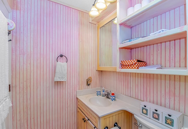 1100 Possum Trot Rd Unit H136, North Myrtle Beach, SC 29582 - half bath featuring vanity and toilet