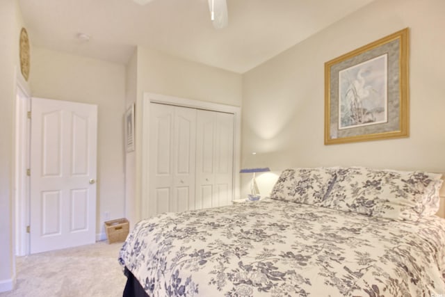 78 Saltwind Loop, Murrells Inlet, SC 29576 - bedroom with carpet flooring, a ceiling fan, and a closet