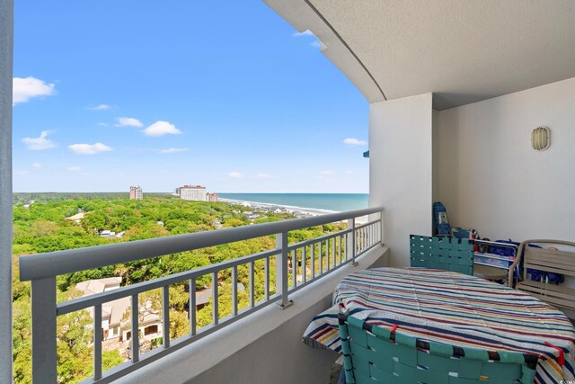 215 77th Ave N Unit 807, Myrtle Beach, SC 29572 - balcony with a water view