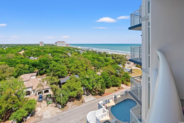 215 77th Ave N Unit 807, Myrtle Beach, SC 29572 - aerial view with a water view