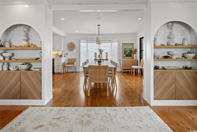 109 Pioneer Loop, Georgetown, SC 29440 - dining room featuring wood finished floors and ornamental molding