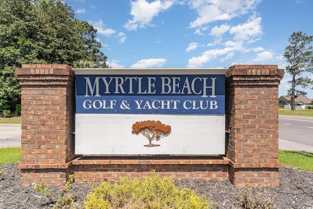6734 Blue Heron Blvd Unit 104, Myrtle Beach, SC 29588 - view of community sign