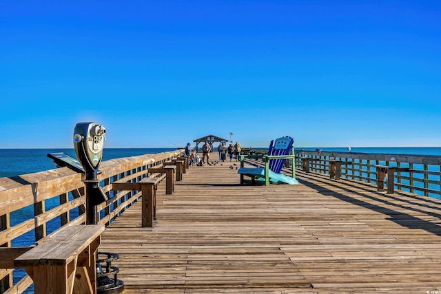 617 Hibiscus Ave Unit 617, Myrtle Beach, SC 29577 - dock area featuring a water view