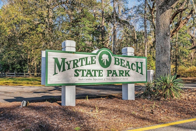 617 Hibiscus Ave Unit 617, Myrtle Beach, SC 29577 - community sign with fence