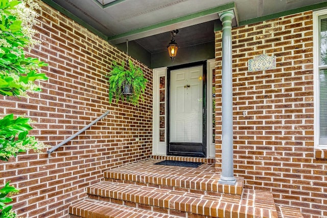8209 Timber Ridge Rd, Conway, SC 29526 - doorway to property featuring brick siding