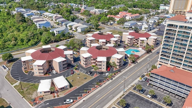 drone / aerial view