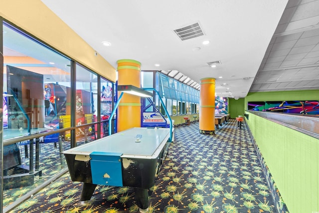 1105 S Ocean Blvd Unit 630, Myrtle Beach, SC 29577 - recreation room with carpet flooring