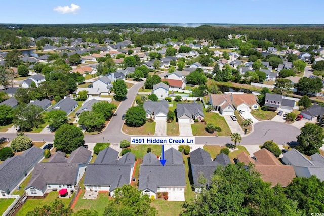 4591 Hidden Creek Ln, Myrtle Beach, SC 29579 - birds eye view of property featuring a residential view