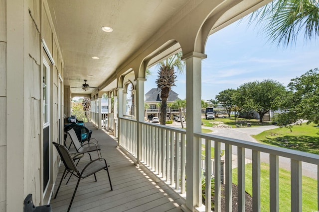exterior space featuring a porch