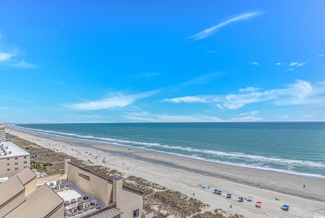 water view with a beach view
