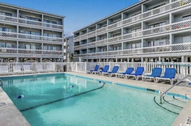 pool with fence