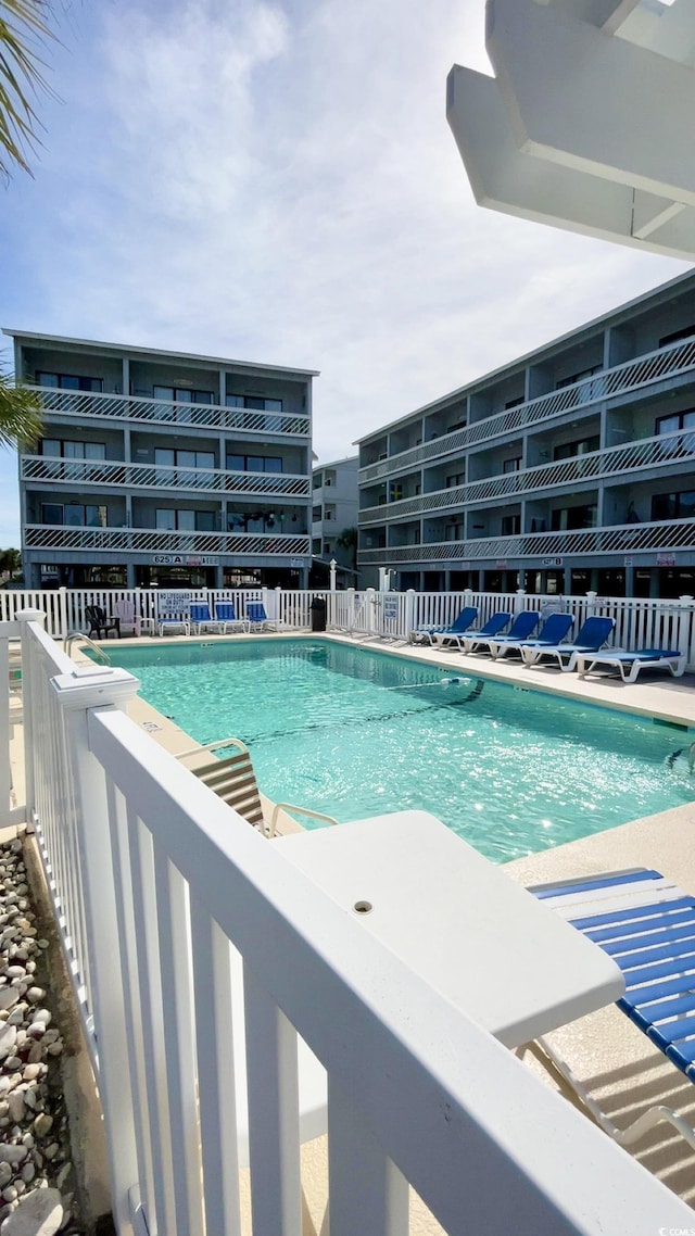 view of pool