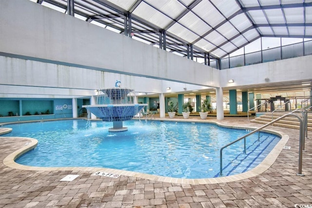 view of pool