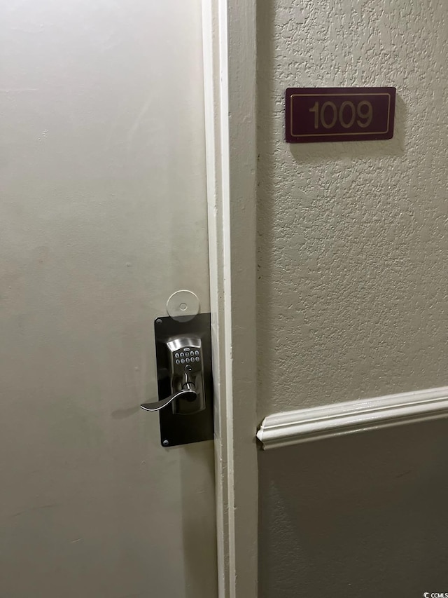 view of room details
