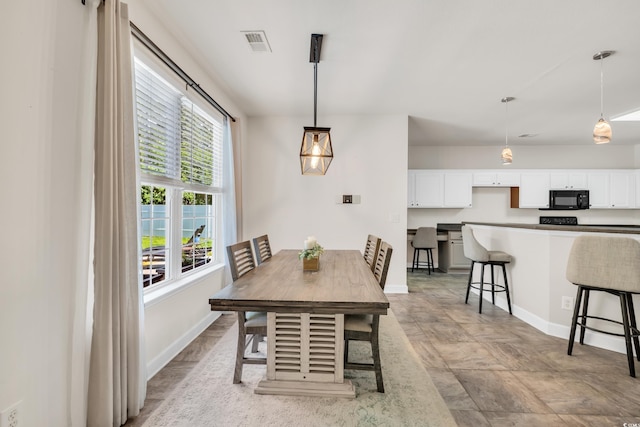 140 Zinnia Dr, Myrtle Beach, SC 29579 - dining space featuring baseboards and visible vents