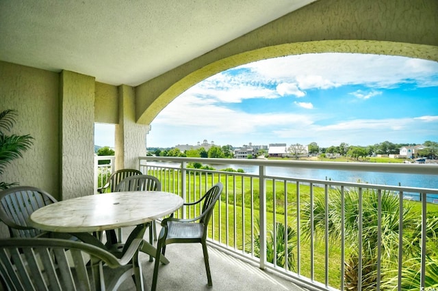2151 Bridge View Ct Unit 2302, North Myrtle Beach, SC 29582 - balcony featuring a water view