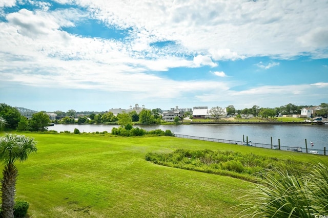 2151 Bridge View Ct Unit 2302, North Myrtle Beach, SC 29582 - view of grassy yard with a water view