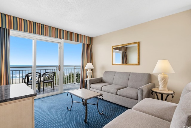 2000 N Ocean Blvd Unit 301, Myrtle Beach, SC 29577 - living area with a water view
