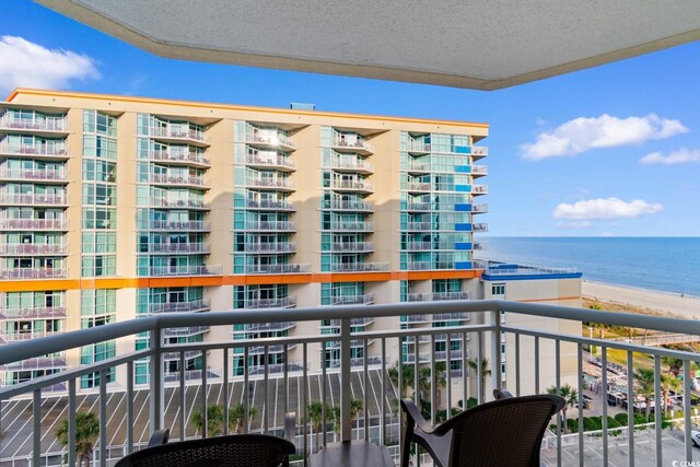 5200 N Ocean Blvd Unit 833, Myrtle Beach, SC 29577 - balcony with a water view