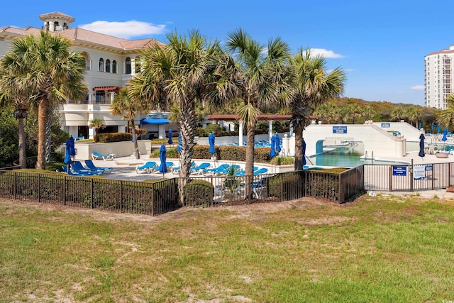 view of pool