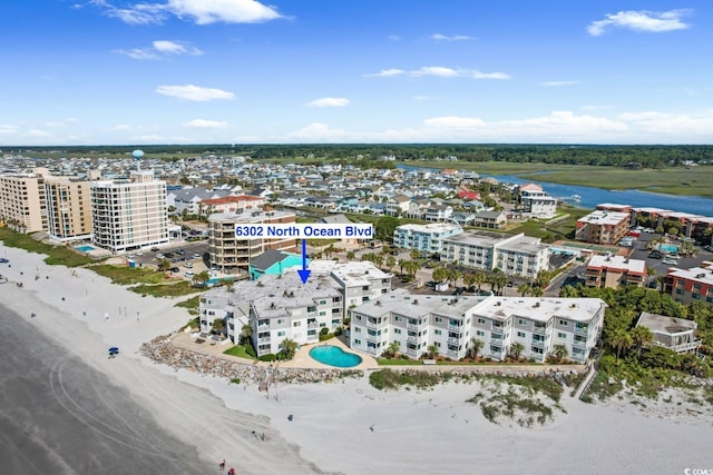 6302 N Ocean Blvd Unit G-3, North Myrtle Beach, SC 29582 - bird's eye view with a water view