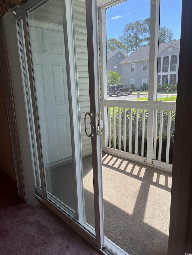 balcony with covered porch