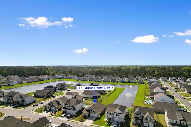 315 Cattle Drive Cir, Myrtle Beach, SC 29588 - aerial view of residential area with a large body of water