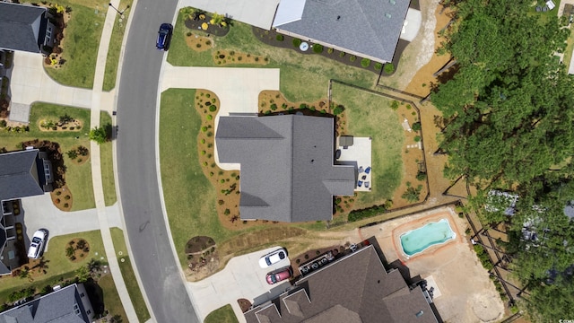 drone / aerial view