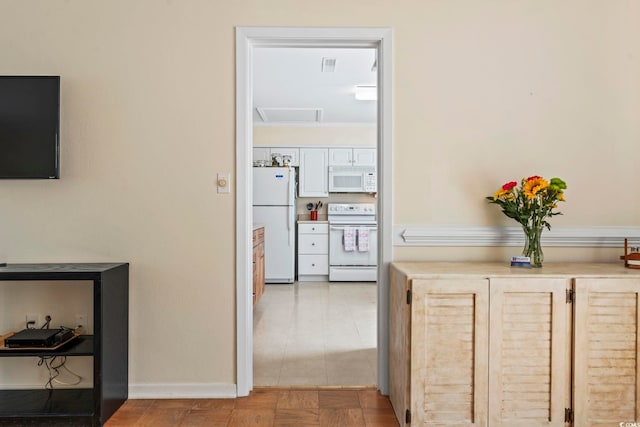 558 Juniper Dr -, Unit Myrtle Beach, SC 29577 - hall with visible vents and baseboards
