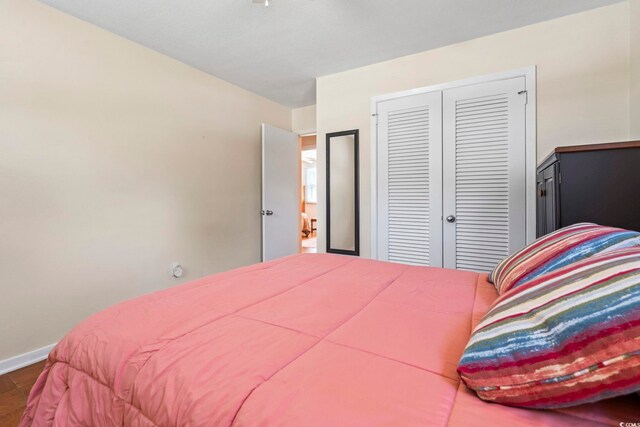 558 Juniper Dr -, Unit Myrtle Beach, SC 29577 - bedroom featuring baseboards and a closet