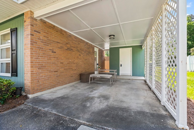 558 Juniper Dr -, Unit Myrtle Beach, SC 29577 - view of patio featuring a carport