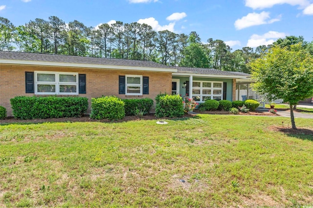 558 Juniper Dr -, Unit Myrtle Beach, SC 29577 - single story home with brick siding and a front lawn