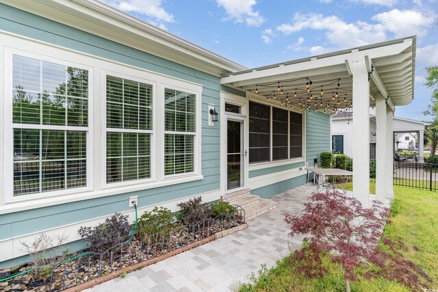 1400 James Island Ave, North Myrtle Beach, SC 29582 - view of patio / terrace with entry steps