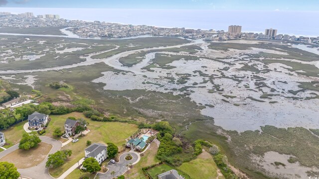 1400 James Island Ave, North Myrtle Beach, SC 29582 - aerial overview of property's location featuring skyline and a large body of water