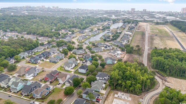 1400 James Island Ave, North Myrtle Beach, SC 29582 - view of property location with a large body of water and nearby suburban area