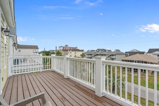 215-B S Dogwood Dr, Surfside Beach, SC 29575 - deck with a residential view