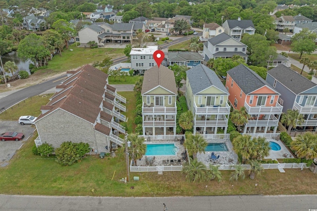 215-B S Dogwood Dr, Surfside Beach, SC 29575 - bird's eye view featuring a residential view