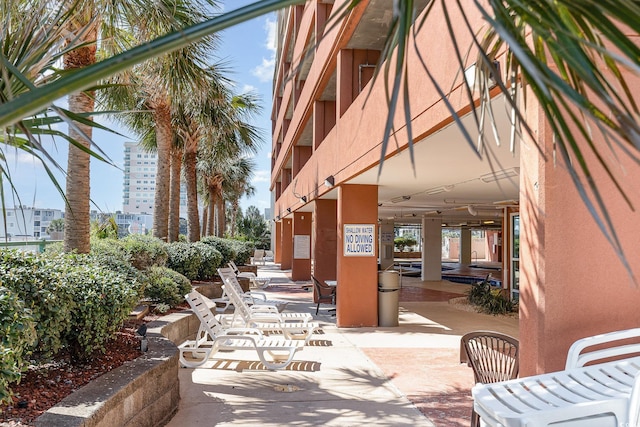 view of patio