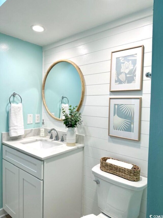 201 N Hillside Dr Unit 311-A, North Myrtle Beach, SC 29582 - half bath featuring vanity and toilet