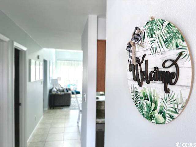 201 N Hillside Dr Unit 311-A, North Myrtle Beach, SC 29582 - hall featuring tile patterned floors