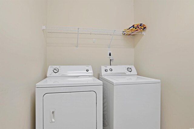 217 Wando River Rd Unit 12-H, Myrtle Beach, SC 29579 - washroom featuring separate washer and dryer