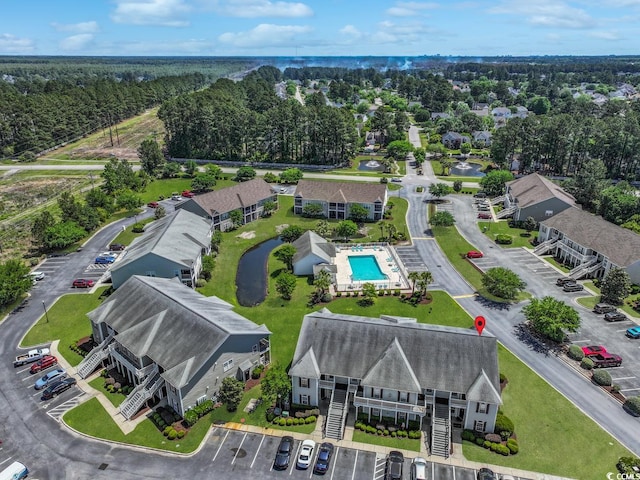 217 Wando River Rd Unit 12-H, Myrtle Beach, SC 29579 - bird's eye view of a pool area