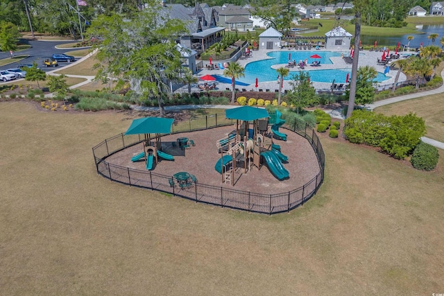 1011 Maxwell Dr, Little River, SC 29566 - community play area with fence