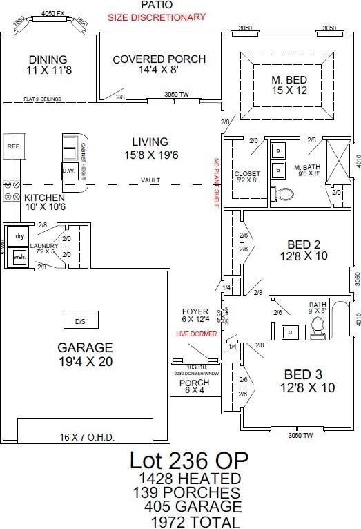 422 Lifestyle Ct, Surfside Beach, SC 29575 - property floor plan