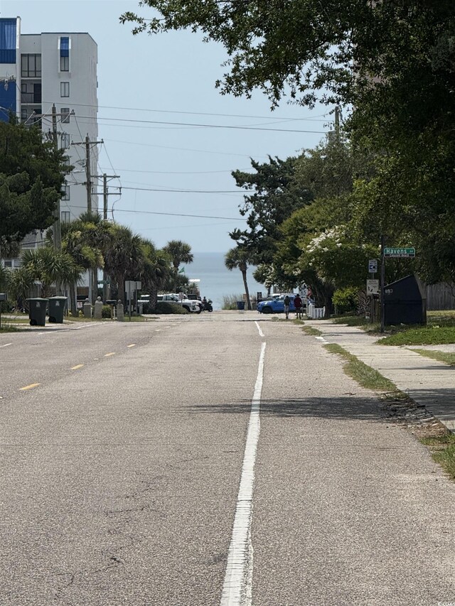 2701 Hillside Dr S Unit 1, North Myrtle Beach, SC 29582 - view of asphalt street with sidewalks